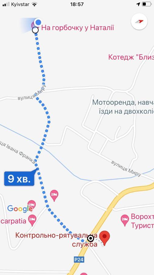 Готель Na Gorbochku U Natali Ворохта Екстер'єр фото